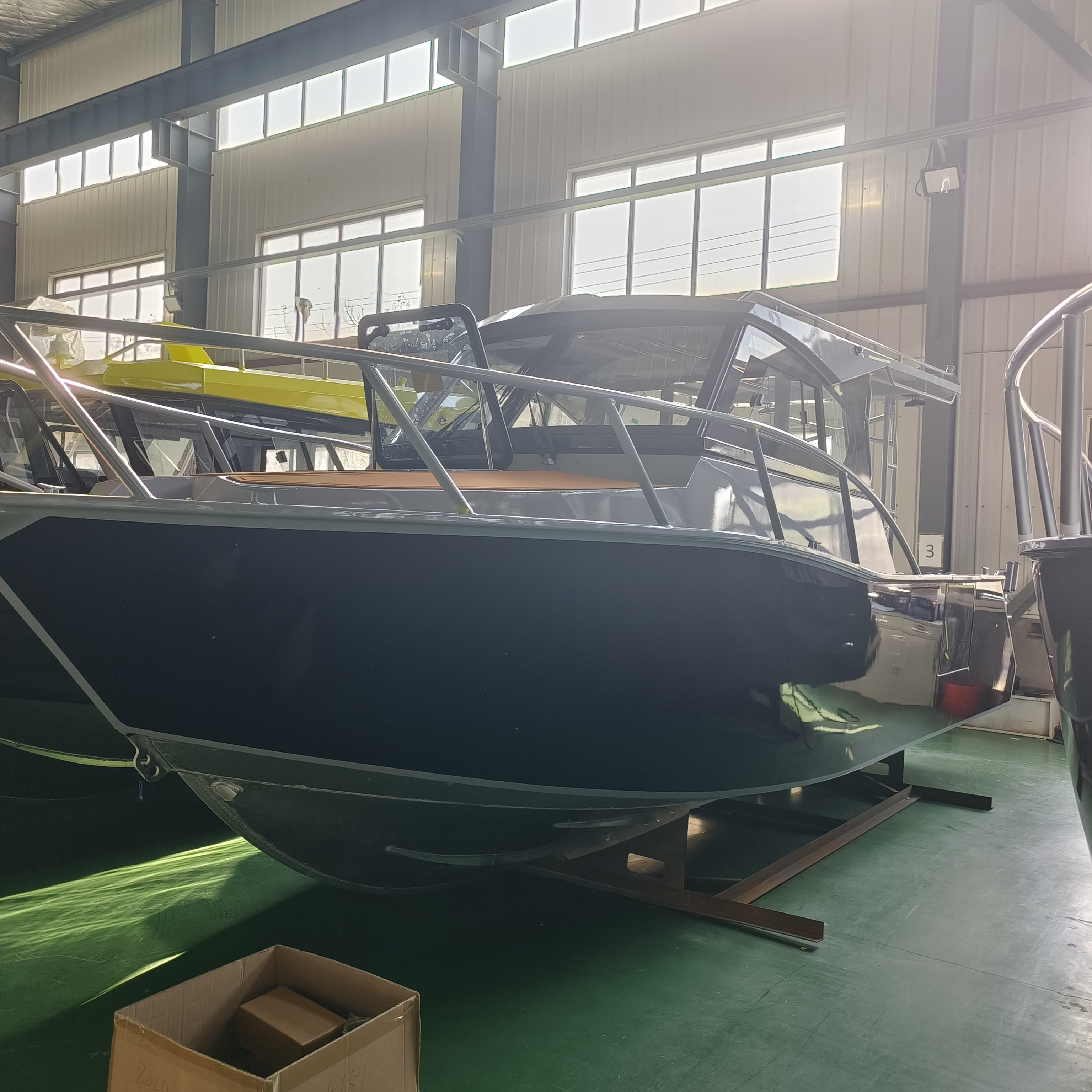 7.5m 25ft Withstand Severe Weather Fully Welded Aluminium Fishing Boat